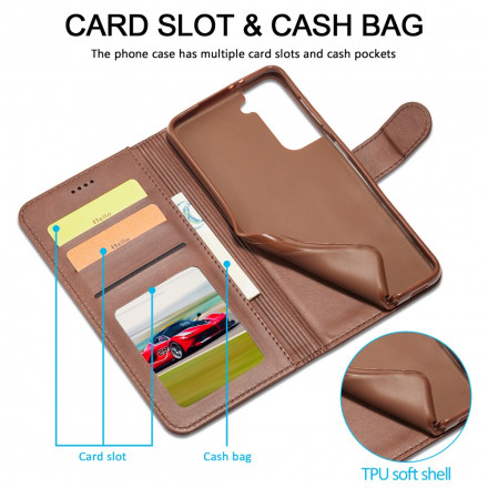 Samsung Galaxy S21 Plus 5G Case LC.IMEEKE Leder effect Samsung Galaxy S21 Plus 5G Case LC.IMEEKE Leder effect
