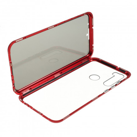 Xiaomi Redmi Note 8T Voor-en achterzijde gehard glas en Metal Case