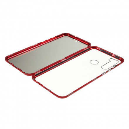 Xiaomi Redmi Note 8T Voor-en achterzijde gehard glas en Metal Case