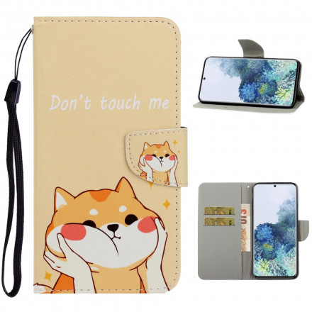 Samsung Galaxy S21 Ultra 5G Chat Don't Touch Me Strap Case