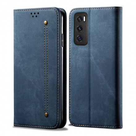 Flip Cover XVivo Y70 Jeans Stof