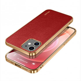 Lederen hoesje iPhone 12 Mini Stijl SULADA