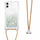 iPhone 12 Mini Glitter & String Hoesje