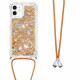 iPhone 12 Mini Glitter & String Hoesje