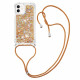 iPhone 12 Mini Glitter & String Hoesje