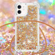 Etui iPhone 12 Mini Glitter en Koord