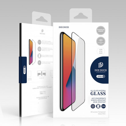 Gehard glazen screenprotector voor de iPhone 12 Mini Dux Ducis