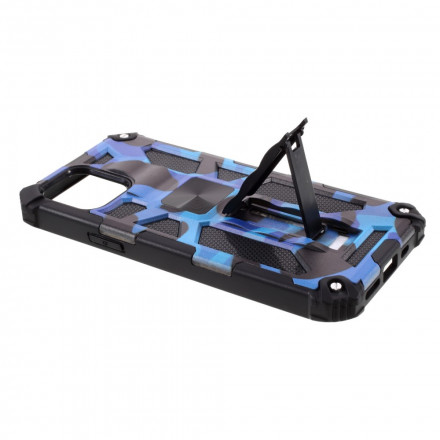 iPhone 12 / 12 Pro Camouflage Hoesje Verwijderbare Stand