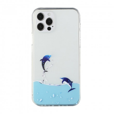 Etui iPhone 12 / 12 Pro Dolfijn Spelletjes