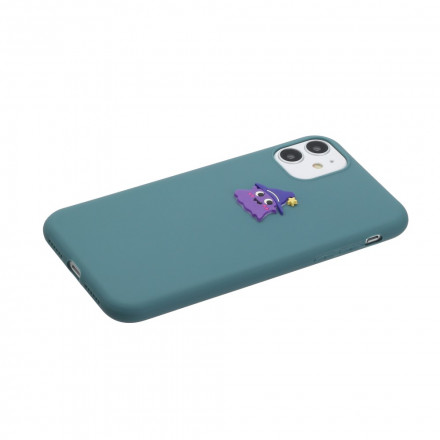 iPhone 11 Silicone hoesje Leuk Dier Logo