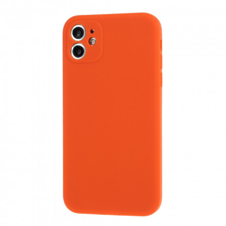 iPhone 11 Silicone Hoesje Mat Zuivere Kleur