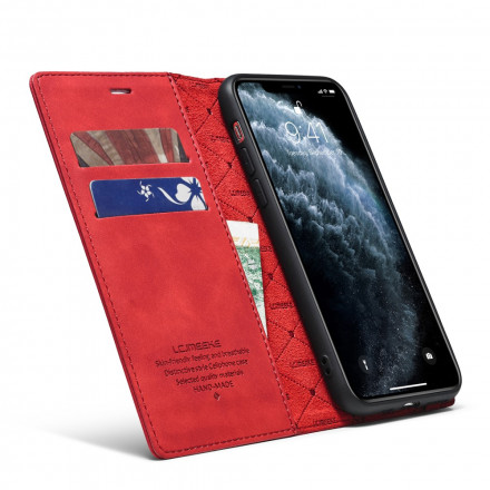 Flip cover iPhone 11 LC.IMEEKE Leder Effect