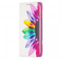 Flip cover iPhone 11 Waterverf Bloem