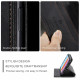 Flip cover iPhone 11 leer effect RFID-technologie
