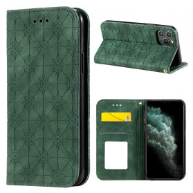 Flip cover iPhone 11 Pro Barok Bloemen
