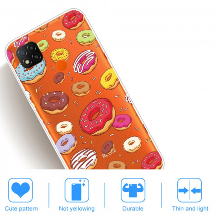 Xiaomi Redmi 9C Love Donuts Hoesje