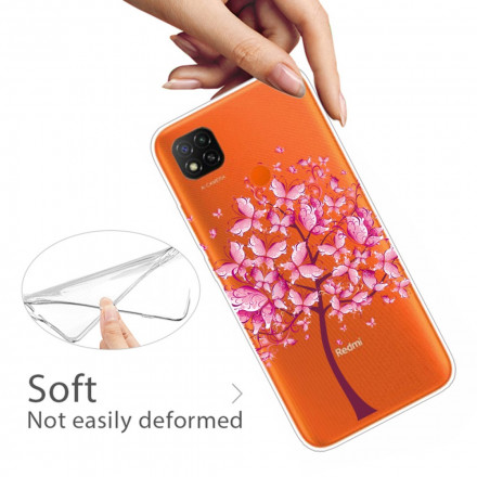Xiaomi Redmi 9C Hoesje Top Boom Roze