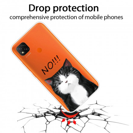 Xiaomi Redmi 9C Case De kat die nee zegt