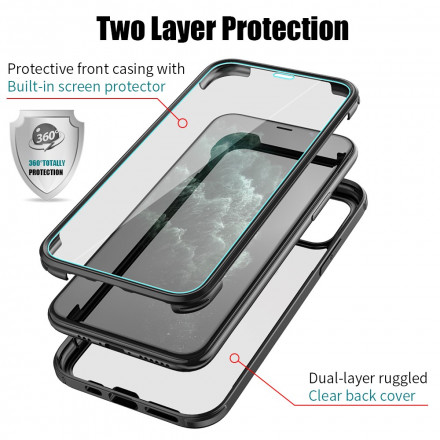 iPhone 11 Pro Max Case Gehard Glas Voor-en achterkant