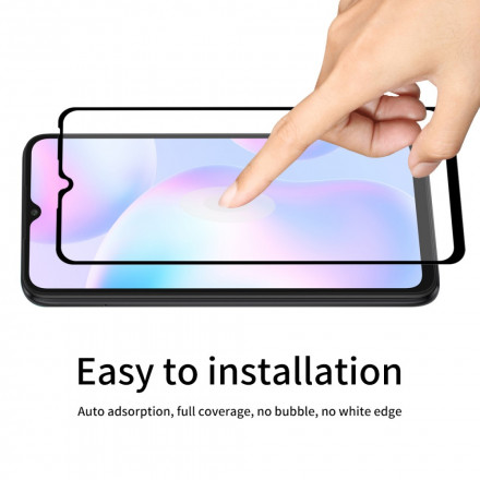 Xiaomi Redmi 9C Case Combo Hoesje en gehard glas ENKAY scherm