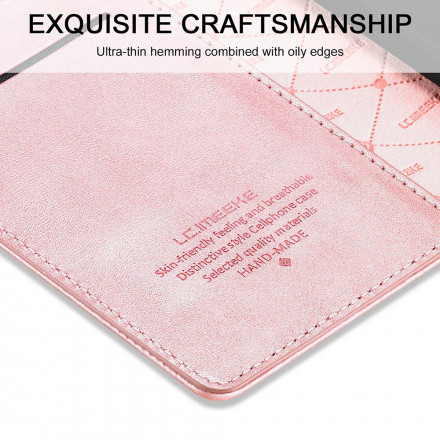 Flip cover iPhone 11 Pro Max LC.IMEEKE Leder Effect