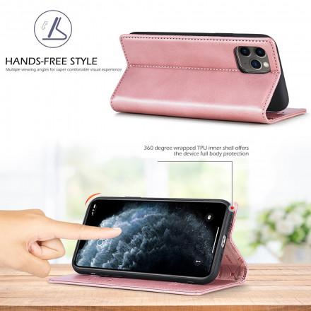 Flip cover iPhone 11 Pro Max LC.IMEEKE Leder Effect