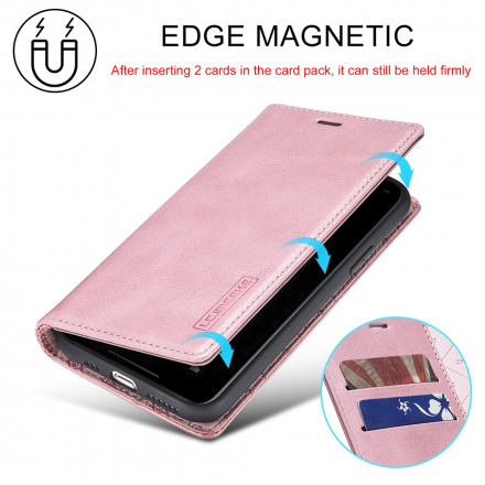 Flip cover iPhone 11 Pro Max LC.IMEEKE Leder Effect