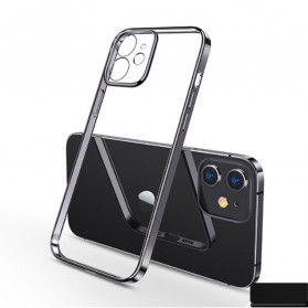 iPhone 11 Pro Max Transparante Metalen Rand Hoesje SULADA
