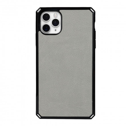 Flip cover iPhone 11 Pro Max echt leer Lychee afneembare hoes