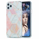 iPhone 11 Pro Max Silicone Hoesje Marmeren Geometrie