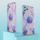 iPhone 11 Pro Max Silicone Hoesje Marmeren Geometrie