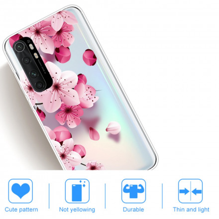Xiaomi Mi Note 10 Lite Hoesje Pure Roze Bloem