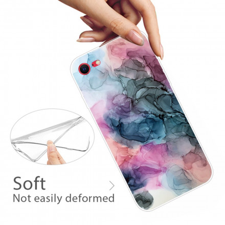 Hoesje iPhone SE 2 / 8 / 7 Marmer kleurig