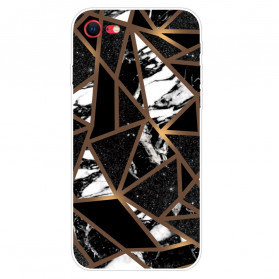 iPhone SE 2 / 8 / 7 Geometrische Marmeren Geval
