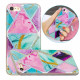 iPhone SE 2 / 8 / 7 Marmeren Glitter Design Hoesje