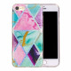 iPhone SE 2 / 8. / 7 Marble Design Glitter Hoesje