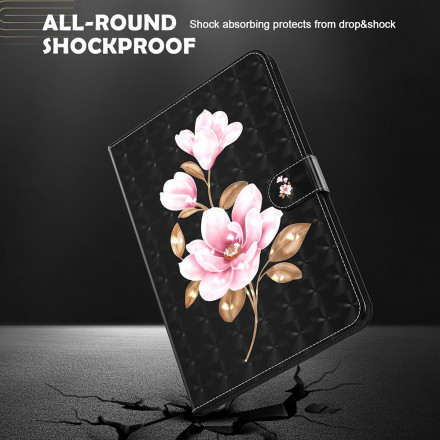 Samsung Galaxy Tab S7 Kunstlederen Hoesje Boom Bloemen