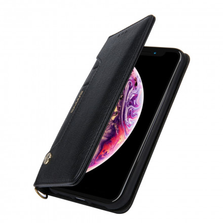 Flip Cover iPhone XR leer effect Multi-Card CMAI2