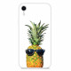 iPhone XR duidelijk geval ananas met bril