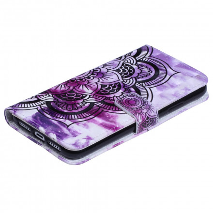 iPhone XR hoesje Mandala paars