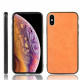 iPhone X / XS leer effect Seam hoesje