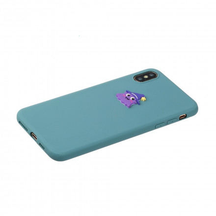 iPhone X / XS Silicone Hoesje Fun Animal Logo