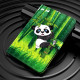 Samsung Galaxy Tab S7 Kunstlederen Hoesje Panda