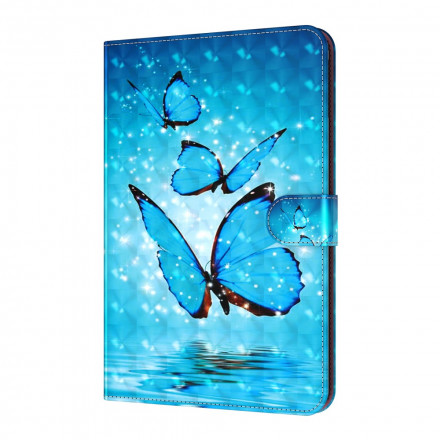 Samsung Galaxy Tab S7 Kunstleer Hoesje Vlinders