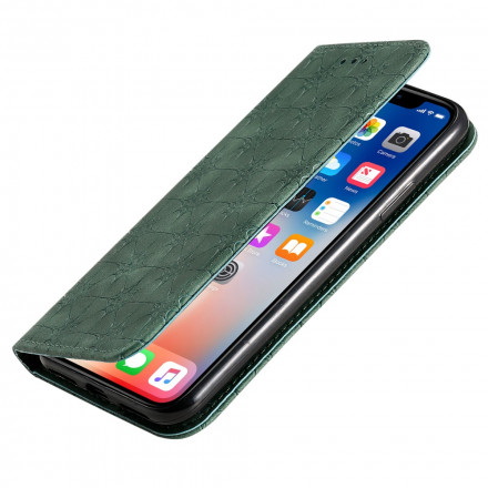 Flip cover iPhone X / XS Barok Bloemen