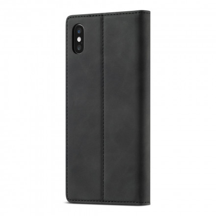 Flip cover iPhone X / XS LC.IMEEKE Leder effect