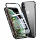 iPhone XS Max getemperd glas case voor en achterkant
