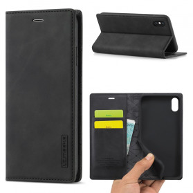 Flip cover iPhone XS Max LC.IMEEKE Leder Effect