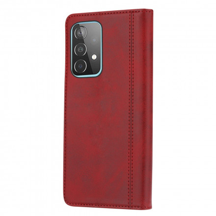 Samsung Galaxy A52 4G / A52 5G lederen case Front Card Case en riem