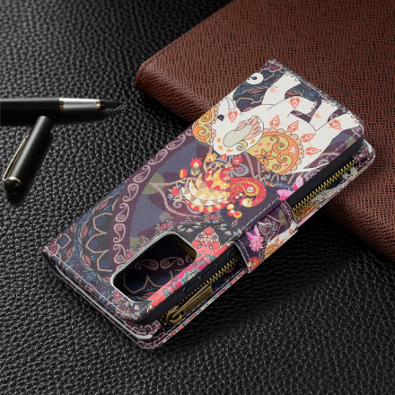 Samsung Galaxy A52 4G / A52 Olifant Etui met rits